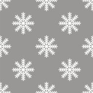 Snowflake seamless pattern N12
