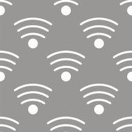 Wi-fi seamless pattern
