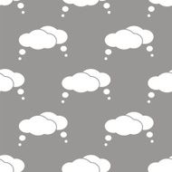 Clouds seamless pattern N11