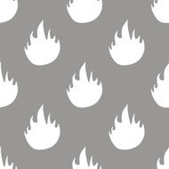 Fire seamless pattern