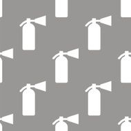 Fire extinguisher seamless pattern
