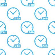 Clock Seamless Pattern N10