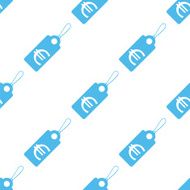 Euro tag seamless pattern N2