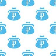Rouble purse seamless pattern N2