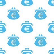Euro purse seamless pattern N2