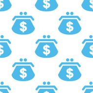 Dollar purse seamless pattern N2