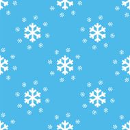 Snow seamless pattern N2