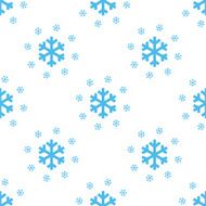 Snow seamless pattern N3