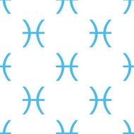 Pisces seamless pattern N3