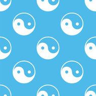 Yin Yang seamless pattern N2