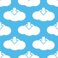 Download cloud seamless pattern N3