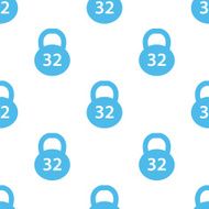 Weight seamless pattern N3