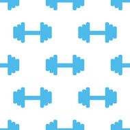Barbell seamless pattern N3