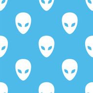 Alien seamless pattern N2