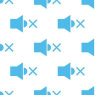 No sound seamless pattern N3