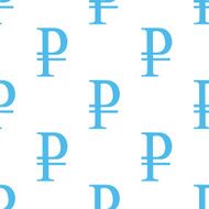 Ruble seamless pattern N3