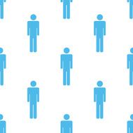Man seamless pattern N2