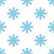 Snowflake seamless pattern N14