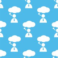 Conversation seamless pattern N2