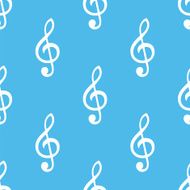 Treble clef seamless pattern N2