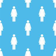 Woman seamless pattern N2