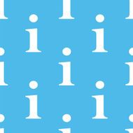 Info seamless pattern
