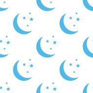 Moon seamless pattern N2