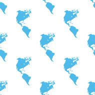 Continental Americas seamless pattern N2