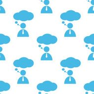 Conversation seamless pattern N3