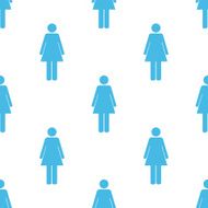 Woman seamless pattern N3