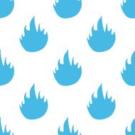 Fire seamless pattern N2