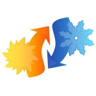 Air conditioning emblem