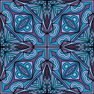 Abstract Cross Ethnic Repeatable Ornament