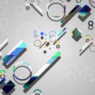 Colorful abstract circles background N7