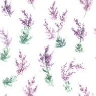 Hand painted watercolor flowers seamless pattern N2