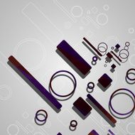 Colorful abstract circles background N9