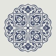 Persian round pattern