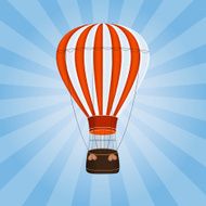Air Balloon Background Vector Illustration N4