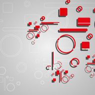 Colorful abstract circles background N10