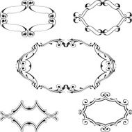 Baroque frame set