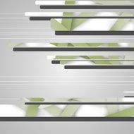 Abstract futuristic geometric shapes N9