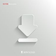 Download icon - vector web background
