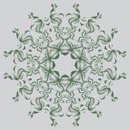 circular abstract pattern in Arabic style N3