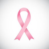 Breast cancer awareness pink ribbon Vector Illustration N15