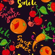 Fruits and Vegetables seamless pattern N7