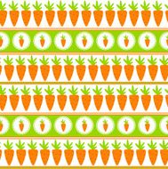 Carrot Seamless Pattern Background Vector Illustration N2