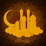 Ramadan Kareem Background Design Vector Illustration N7