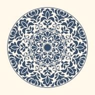 Ornamental round lace pattern N22