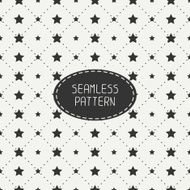 Geometric seamless stars pattern Wrapping paper Vector Starry background N3