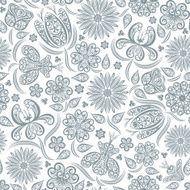 Seamless Floral Pattern N1246